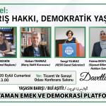 ADIYAMAN (PHA) - Şeriban ÖZÇAKMAK – İnsan Hakları Derneği (İHD) Eş Genel Başkanı Av.