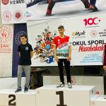 ADIYAMAN (PERRE) - Sibel TURAN-Uşak'ta 08-12 Mayıs 2026 tarihleri arasında düzenlenen 2025-2026 Eğitim ve Öğretim Faaliyeti kapsamındaki Okul Sporları Muaythai Yıldızlar Türkiye Şampiyonası'nda büyük bir başarıya imza at...