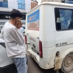 ADIYAMAN (PERRE) - Kurtar TEKİN - Adıyaman'da bayram yoğunluğunun yaşandığı saatlerde çarşı merkezinde meydana gelen trafik kazası kısa süreli paniğe neden oldu.
