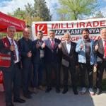 ADIYAMAN (PERRE) - Şeriban ÖZÇAKMAK - Yeniden Refah Partisi Adıyaman İl Başkanlığı tarafından düzenlenen "milli iradeye sahip çıkma" imza kampanyası kapsamında kentte stant kuruldu.