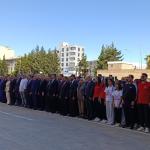 ADIYAMAN (PERRE) - Berfin GÜRBÜZ-Şeriban ÖZÇAKMAK - Adıyaman'da 19 Mayıs Atatürk'ü Anma, Gençlik ve Spor Bayramı dolayısıyla düzenlenen program, Atatürk Anıtı'na çelenk sunulmasıyla başladı.