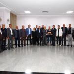ADIYAMAN (PERRE) - Şeriban ÖZÇAKMAK - Adıyaman Muhtarlar Federasyonu Başkanı Abdulkadir Geylani Taş ve merkez mahalle muhtarları, Aydın Valiliği görevine atanan Adıyaman Valisi Dr.